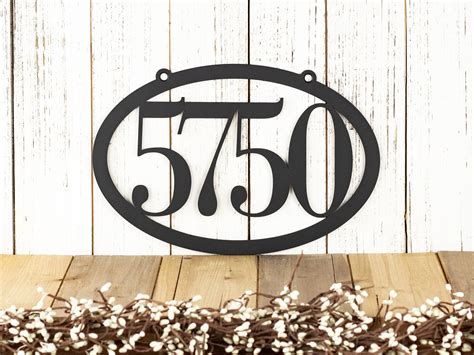 how to make metal house numbers|metal house number yard sign.